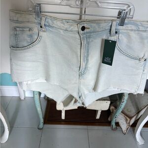 Wild Fable Super High-Rise Cheeky Denim Shorts